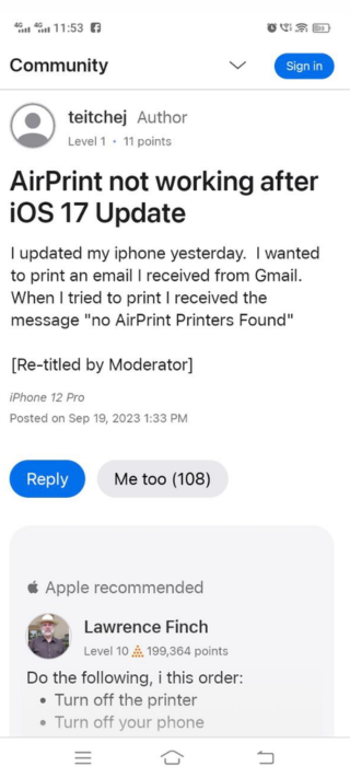 iPhone-airprint-not-working-after-iOS-17-update
