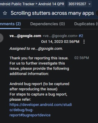 Google-Pixel-8-screen-scrolling-stuttering
