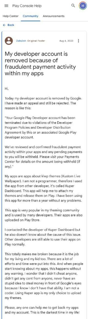 Google-developer-account-suspended
