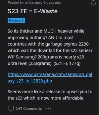 Samsung-Galaxy-S23-FE-exynos-2200-battery-life-issues