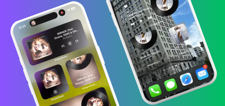 How to get live transparent vinyl widget on your homescreen on iPhone