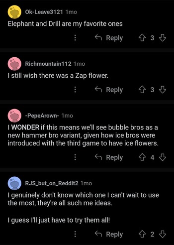 Super mario wonder power ups