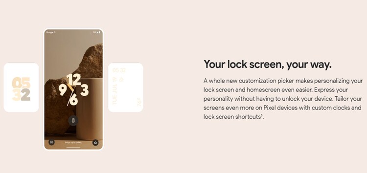 Google Pixel users unable to add 'Google Home' lock screen shortcut on Android 14; lock screen clock customization also bugged