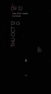 Pixel 8 Pro Always-on-Display font color turning pink