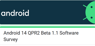 Android-14-QPR2-beta-survey