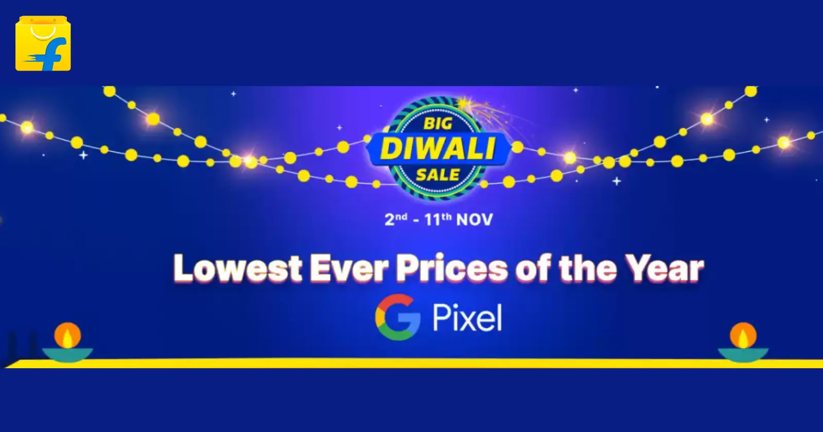 Google Pixel series 7 & 8 deals in India during Flipkart Big Diwali sale