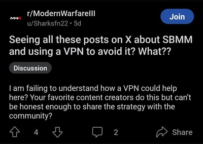 MWIII SBMM VPN