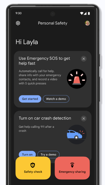 google-pixel-personal-safety-app-ui