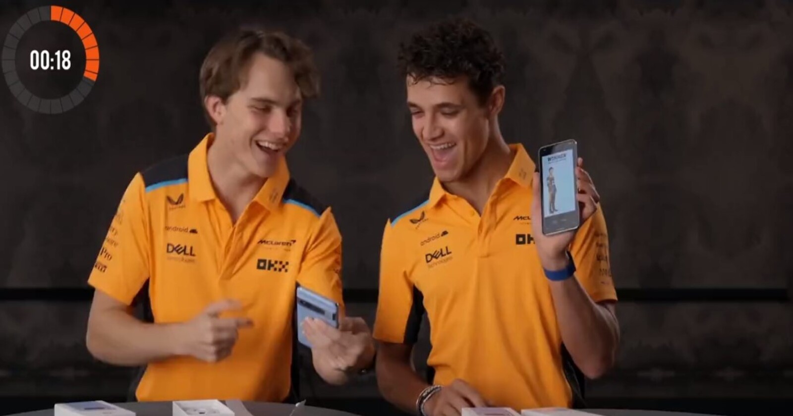 Google US collaborates with Lando Norris & Oscar Piastri to show off Pixel 8 Pro Magic Eraser