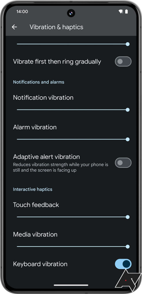 Android-14-system-wide-keyboard-vibration-toggle