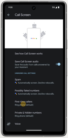 First-time-callers-option-in-the-Phone-app