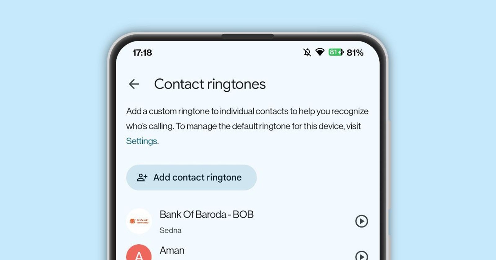 Google Contacts will make it easier to keep track of contacts you have assigned custom ringtones