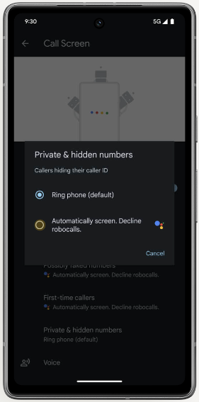 Privacy-and-hidden-numberson-google-pixel