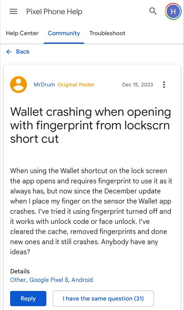 Reports-from-Google-Wallet-users-on-Pixel-phones-experiencing-crashing-issue-when-using-fingerprint