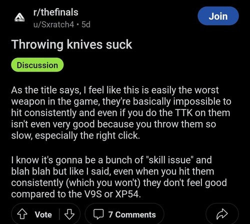 throwing knives report