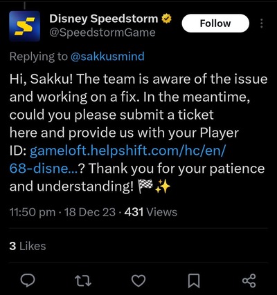 Disney SpeedStorm PS5 report