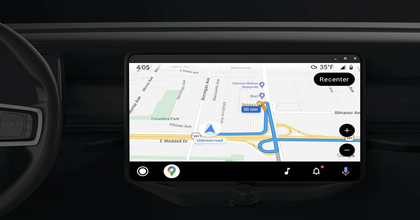 Android Auto now supports Google Maps 'save parking location' feature