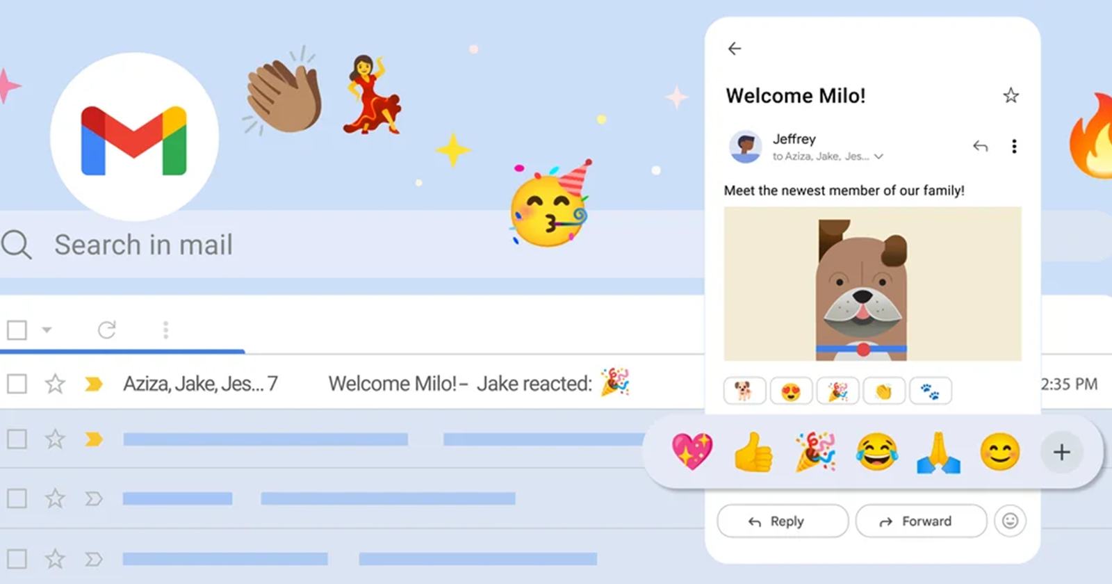 Gmail 'emoji reactions' appear to be rolling out to more users