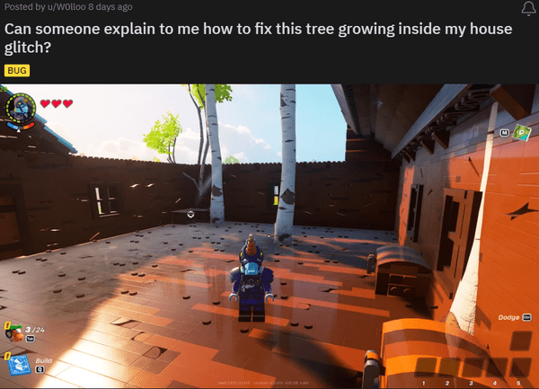 Lego Fortnite trees report