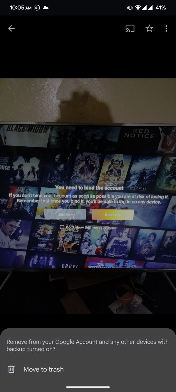 Google Photos shows storage you free up when deleting media