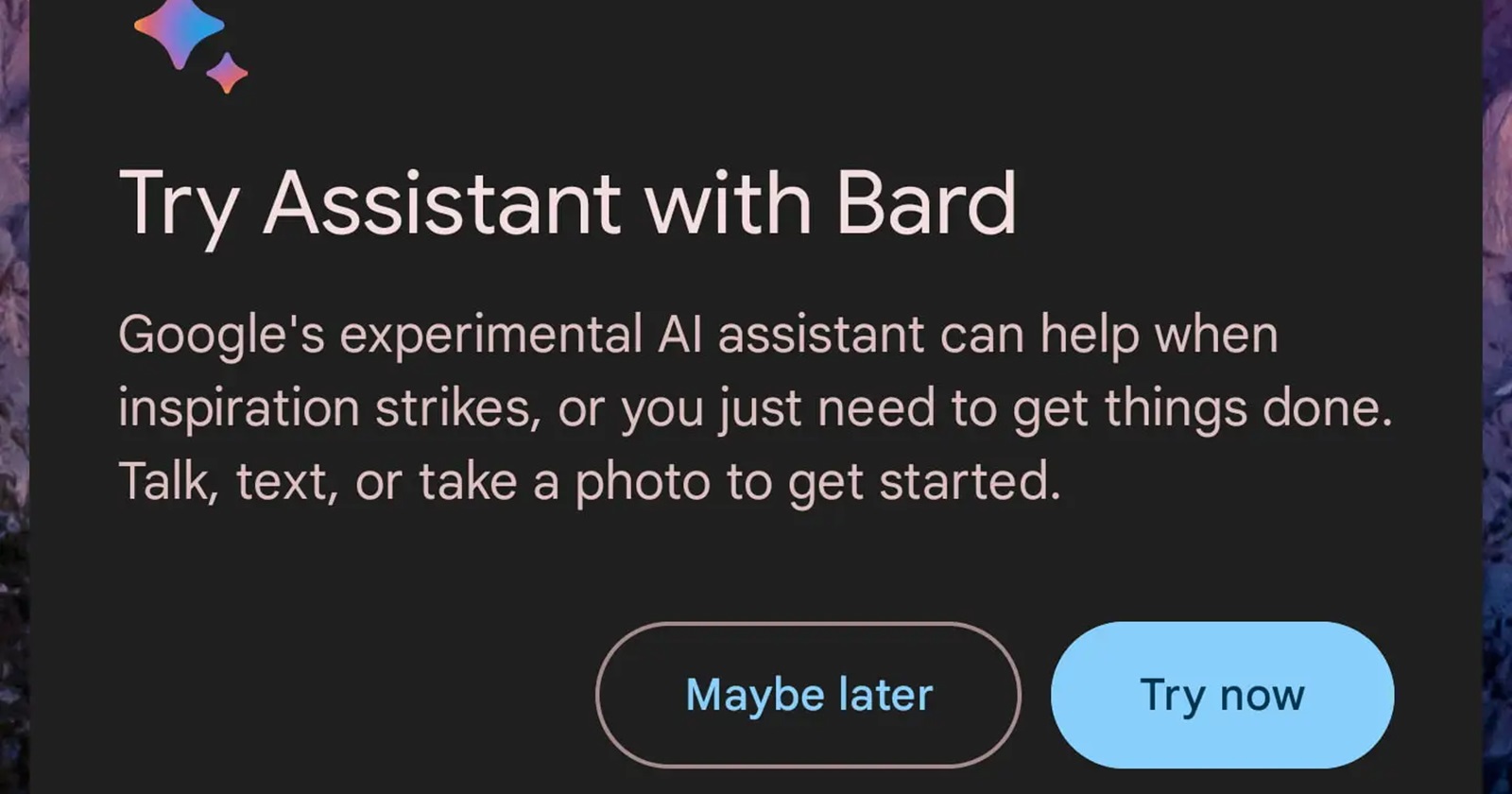 Here's a glimpse of how Bard-powered Google Assistant will look on your Pixel phone
