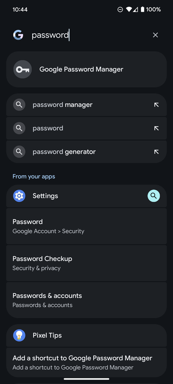 Google-Password-Manager-shortcut-in-Pixel-Launcher