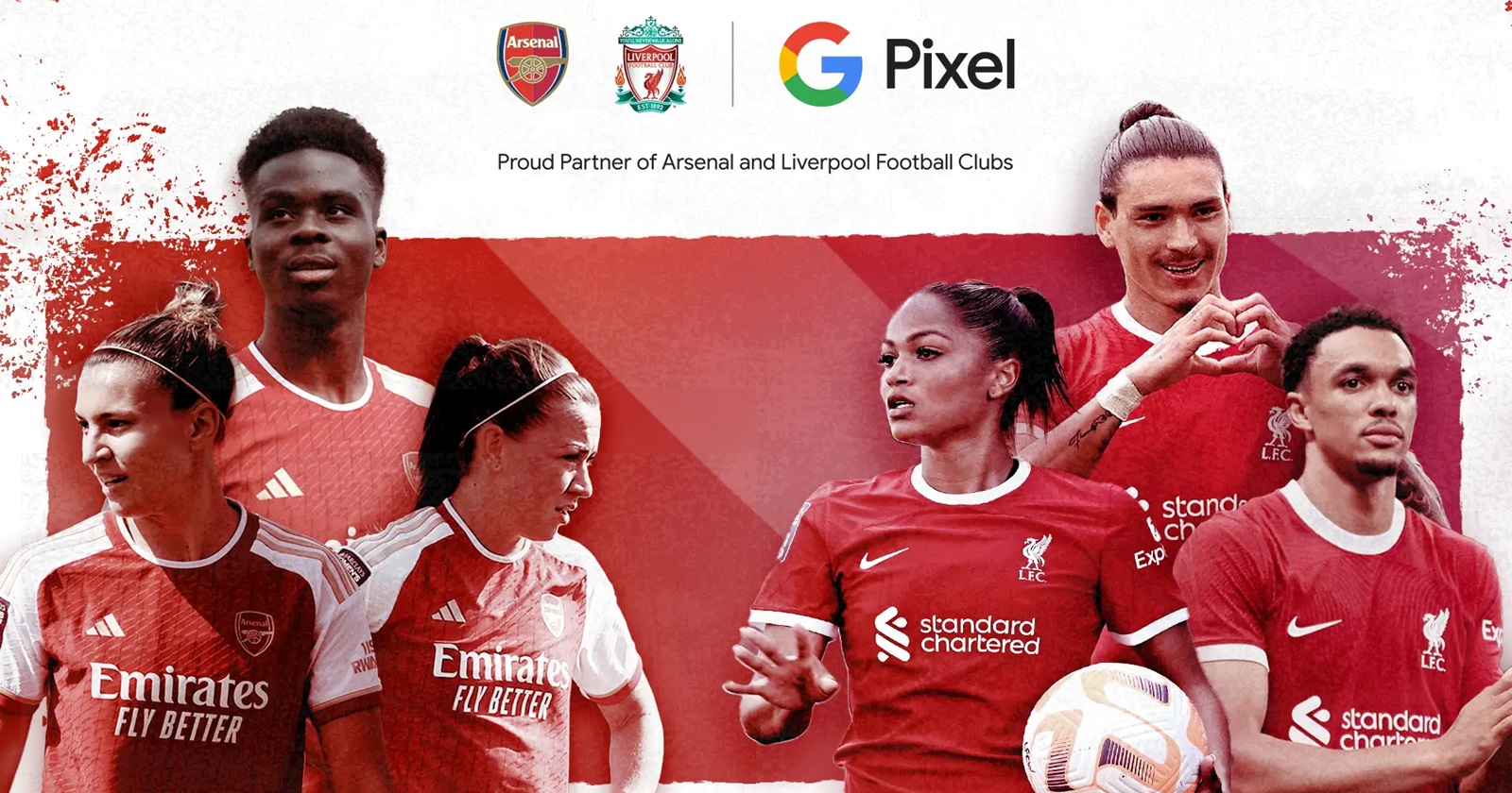 Arsenal and Liverpool collaborate with Google to show off Pixel 8 Audio Magic Eraser and Best Take