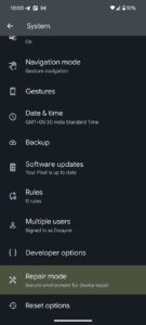 Repair-mode-setting-in-Android-14-QPR2-beta-3