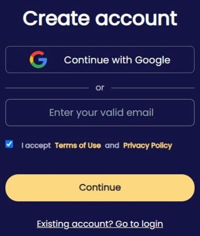 Spyx-create-account-page