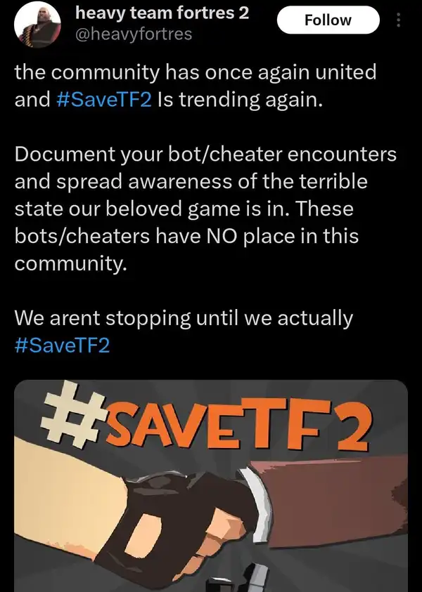 Team Fortress 2 #SaveTF2 report