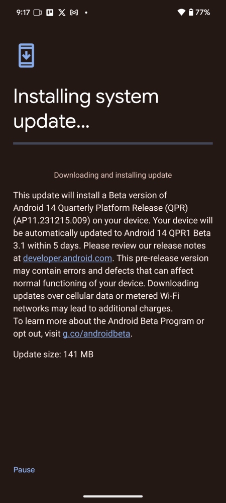 android-14-qpr2-beta-3.1-update-on-pixel-7a