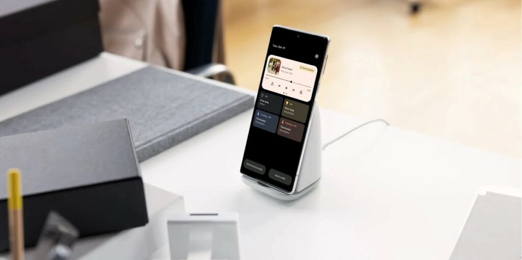 google-pixel-charging-on-pixel-stand-smart-home-hub