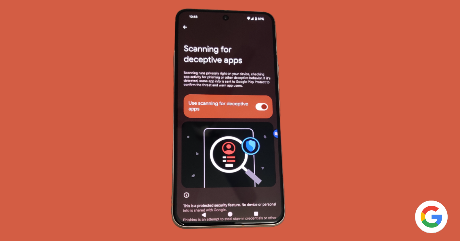 Google has started rolling out 'Scanning for deceptive apps' feature with QPR2 Beta 3.1 release