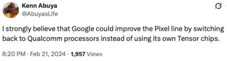 Google could improve the Pixel line