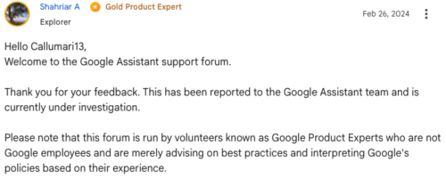 Google Gemini automatically uninstalled