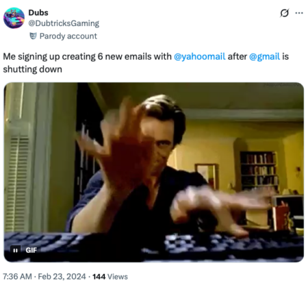 Gmail shutting down meme 3