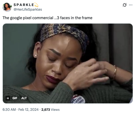 Google Pixel's Super Bowl ad
