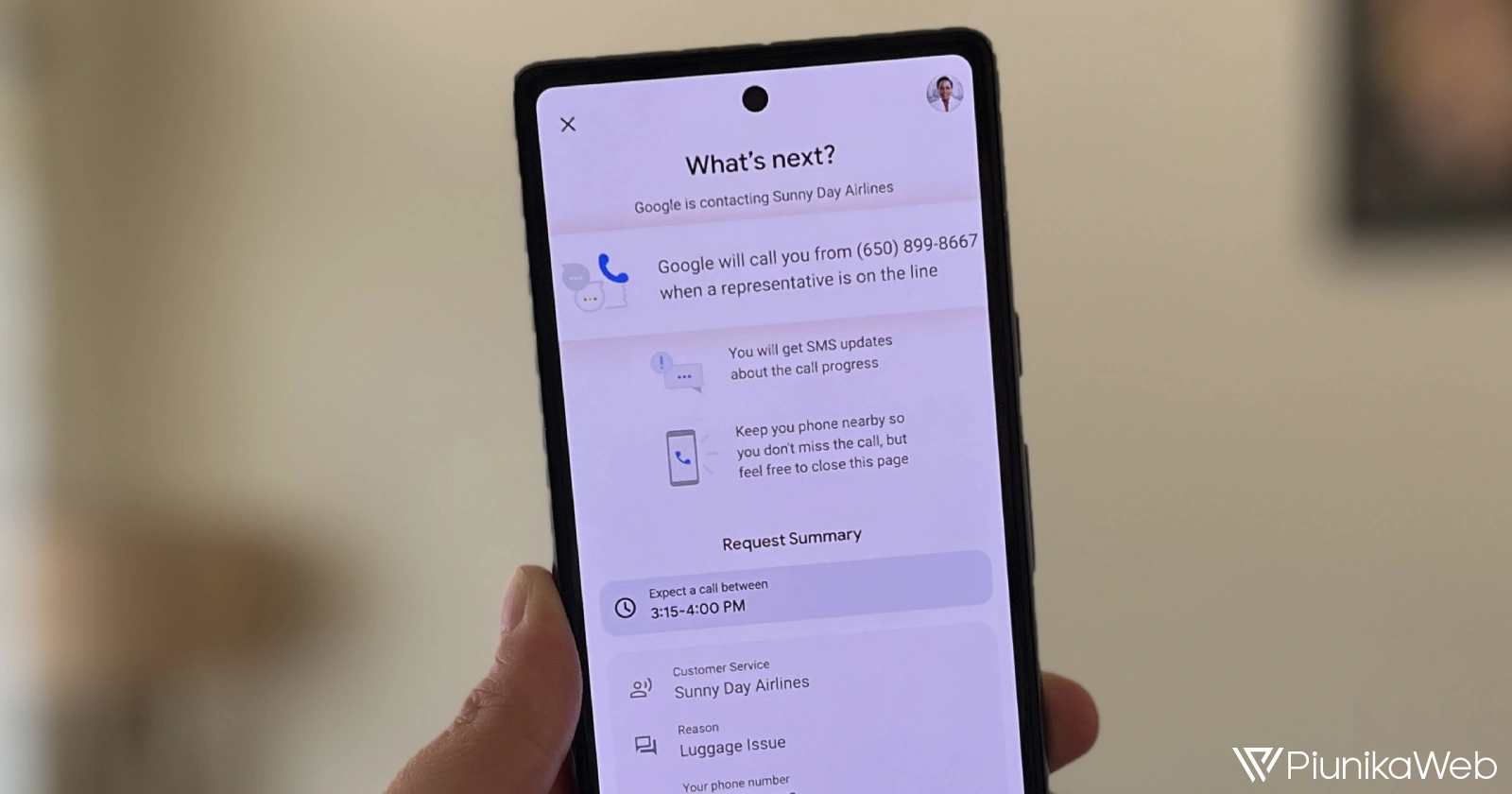 Google Search testing 'Talk to a Live Representative' feature that's similar to 'Hold for Me' on Pixel phones