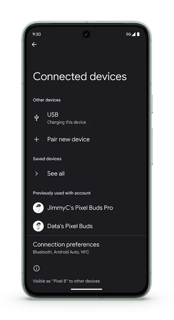 Android-Connected-Devices-settings-page