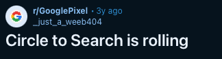 Circle to Search rolling out
