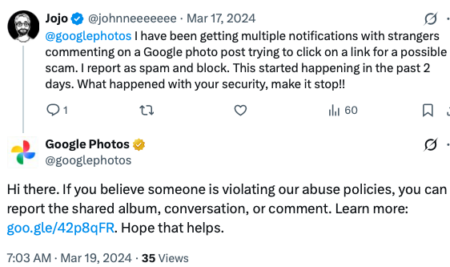 Google Photos notifications