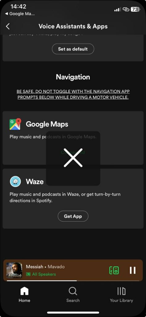 Spotify-not-working-with-Google-Maps