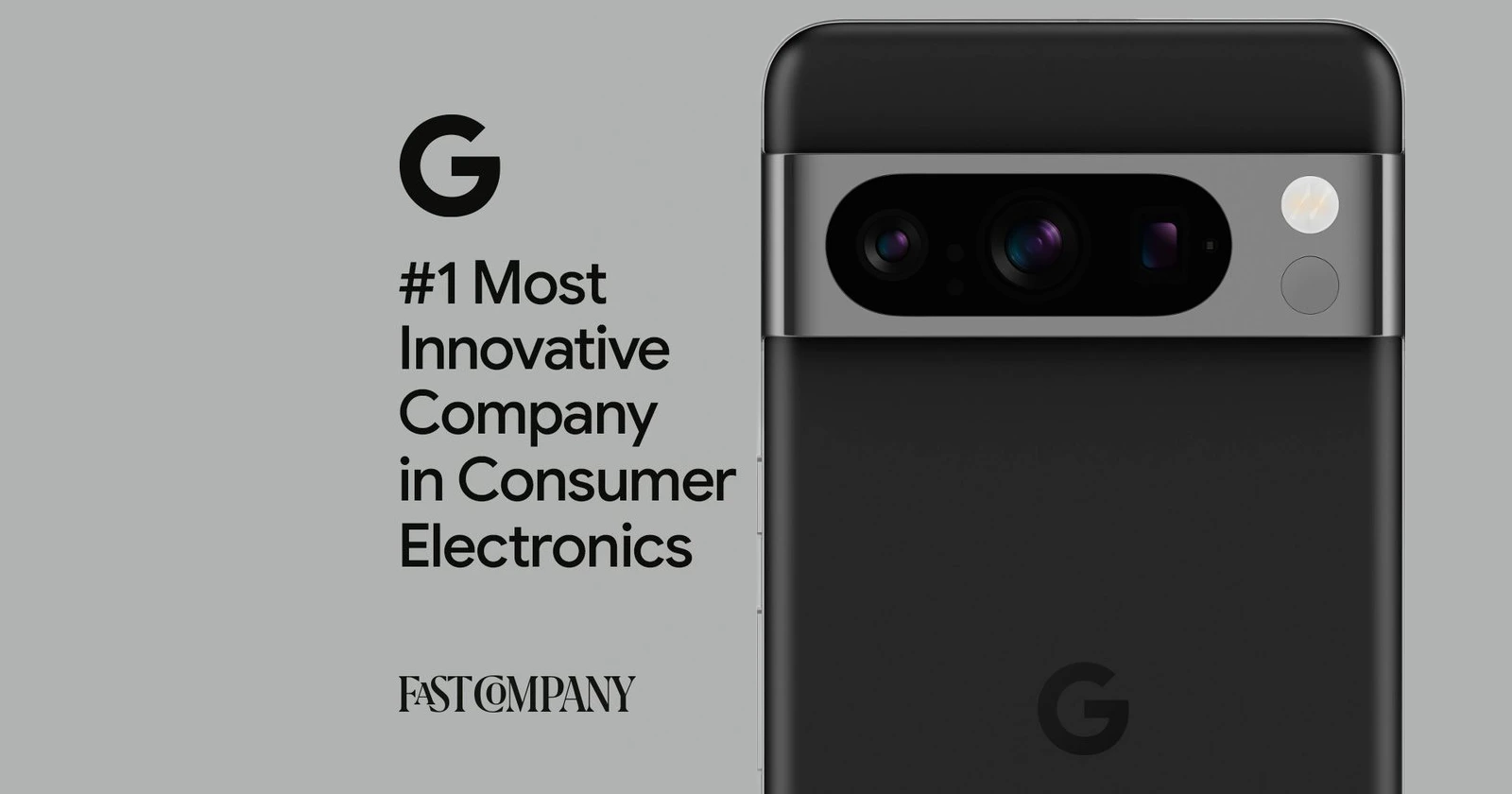 Google named 2024's most innovative company in consumer electronics by Fast Company thanks to Pixel 8 series' AI-prowess