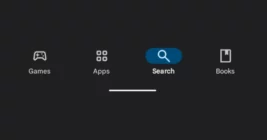 Google Play Store moves search to a new tab in bottom bar