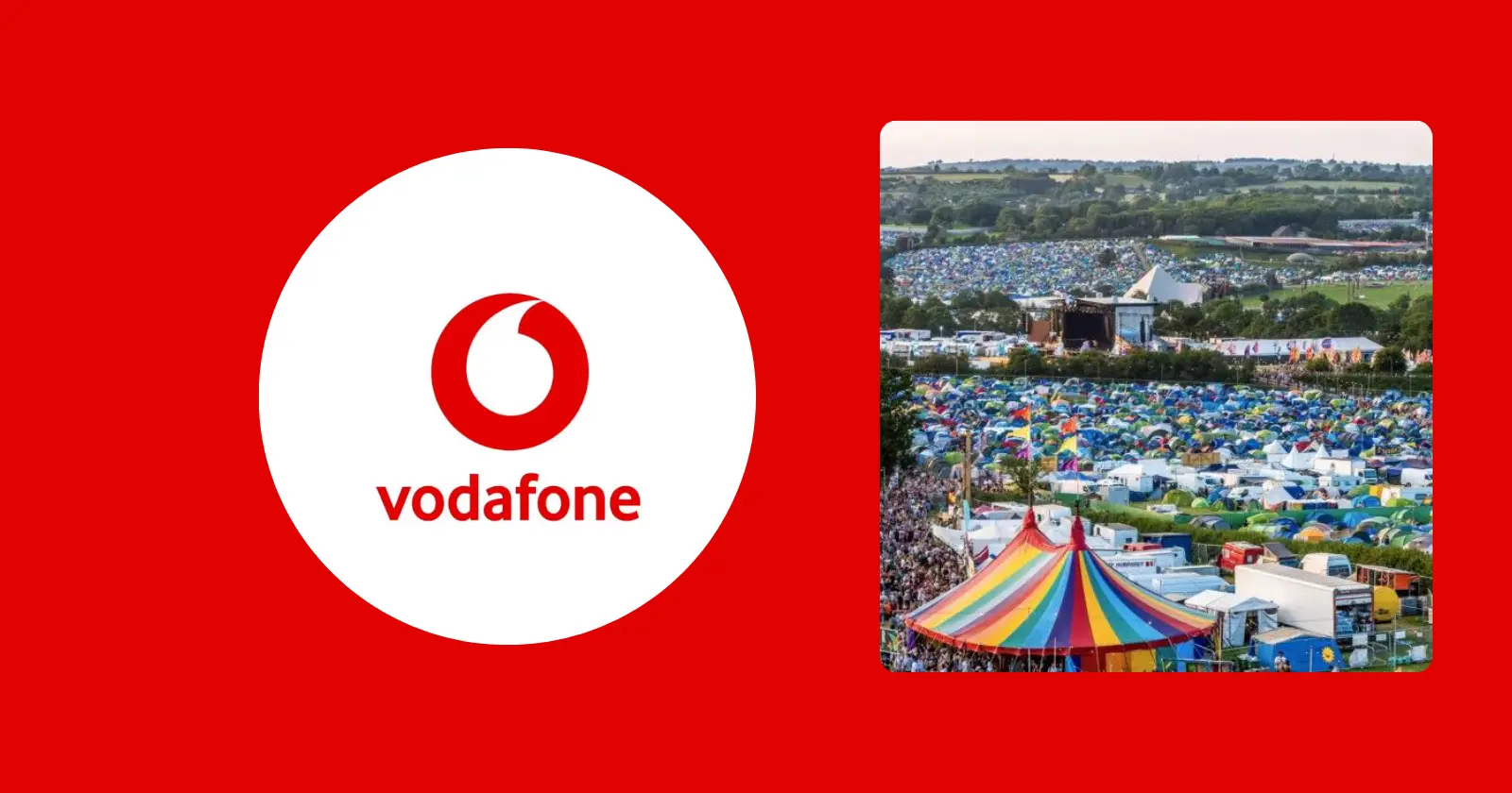 Vodafone offers an exclusive chance to win free Glastonbury Festival tickets