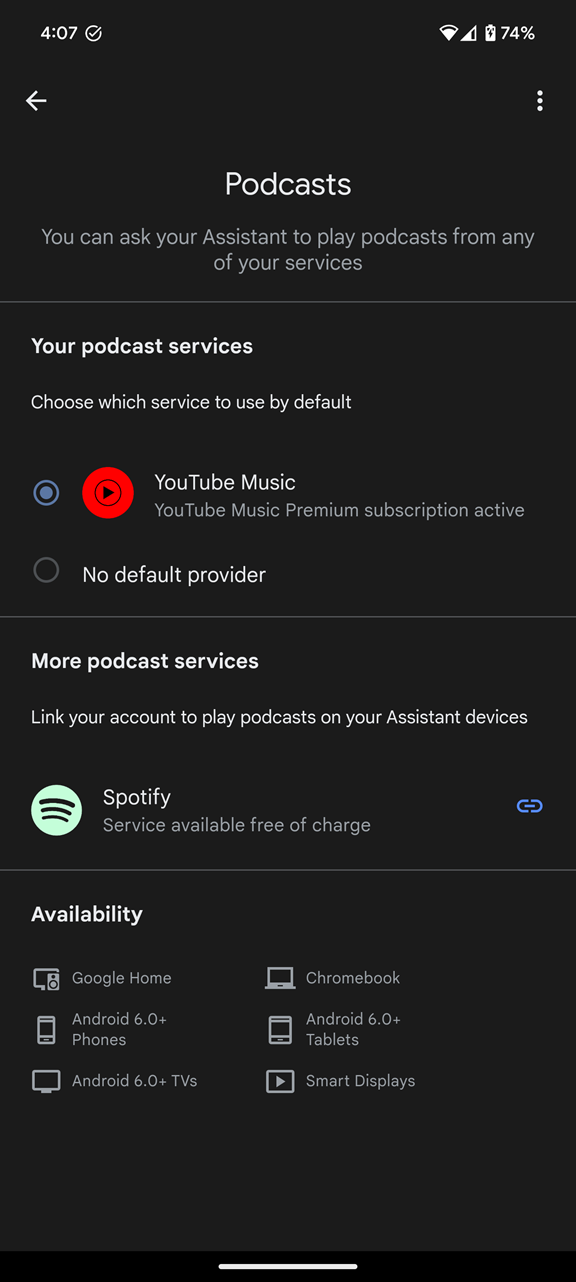YouTube-Music-default-podcast-in-Google-Home