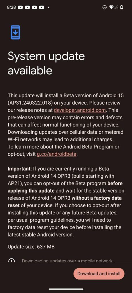 google-pixel-7a-android-15-beta-1