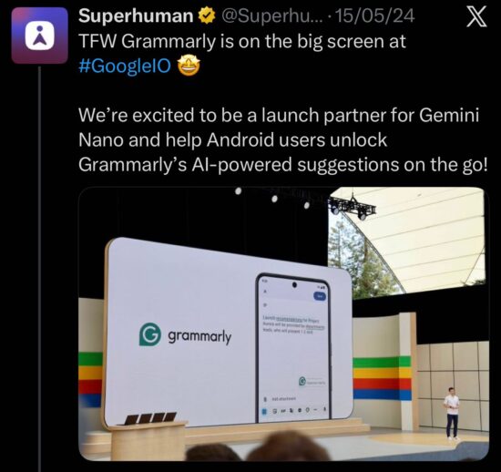 Gemini Nano Grammarly