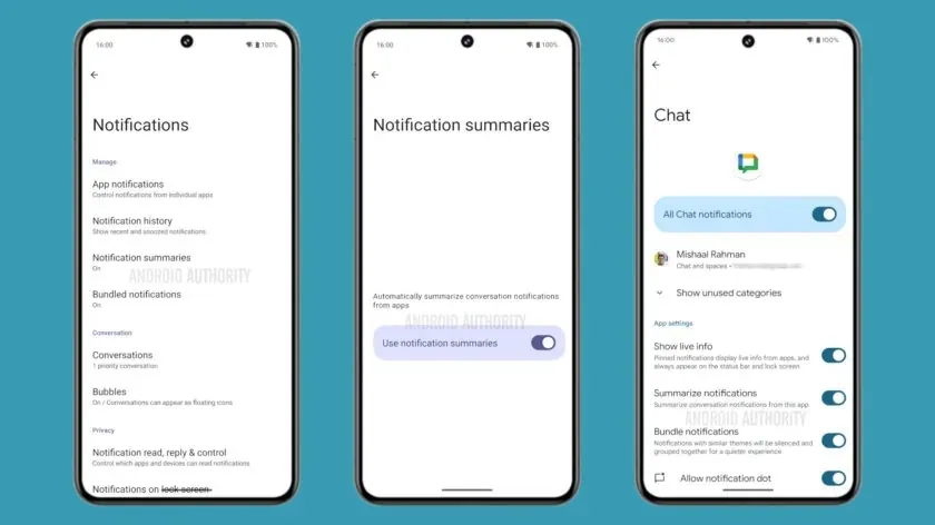 Notification-summaries
