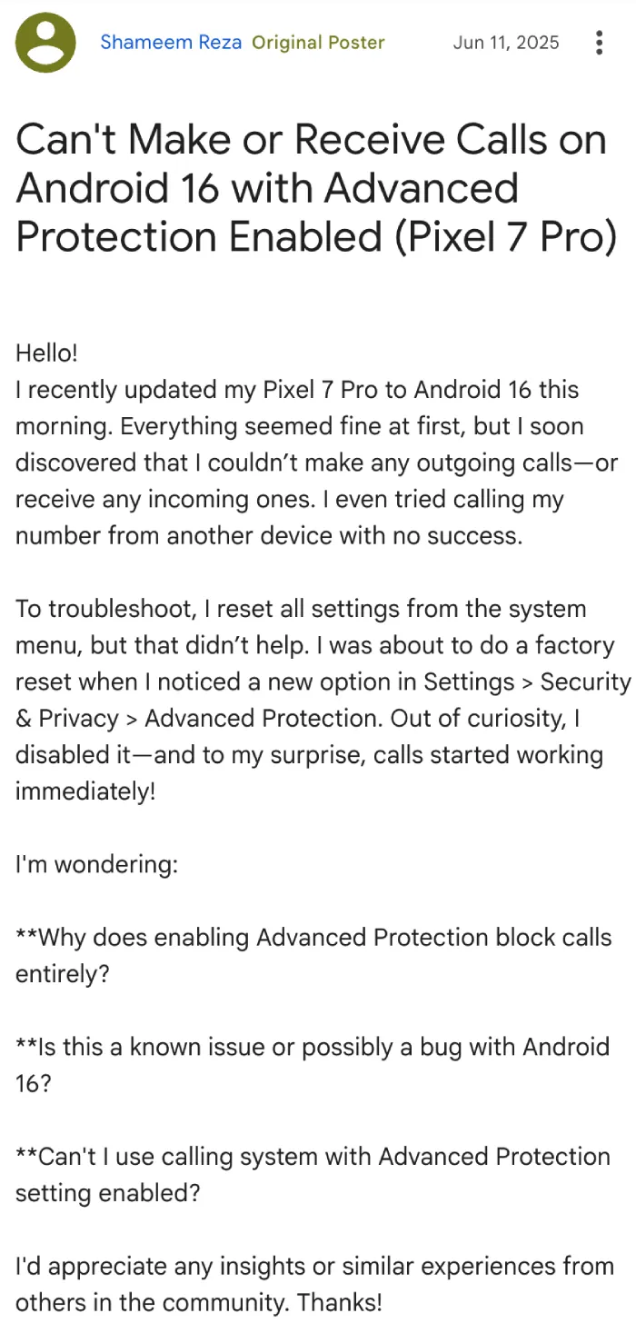 android-16-call-bug-complaint
